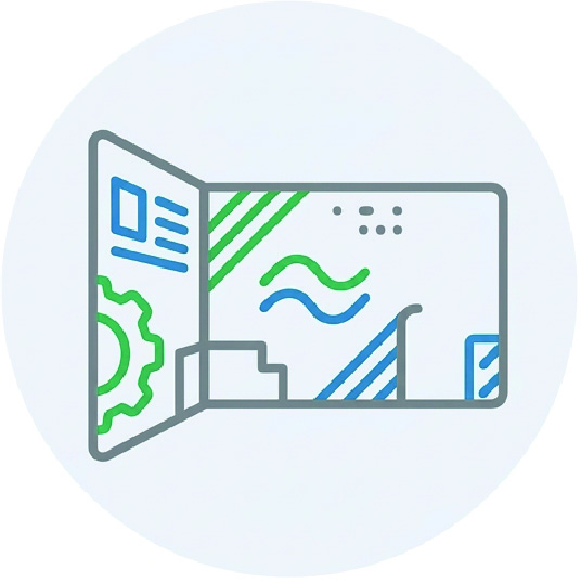 Wall Graphics Icon Wall graphics vinyl icon for workplace